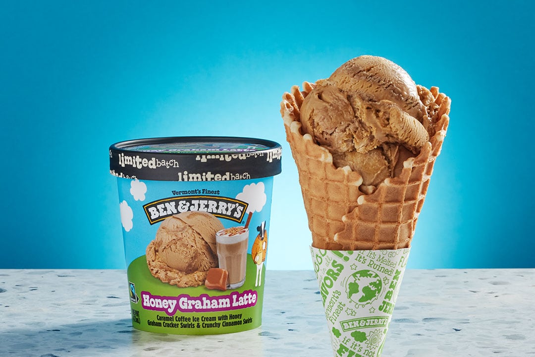 Honey Graham Latte Ice Cream | Ben & Jerry's